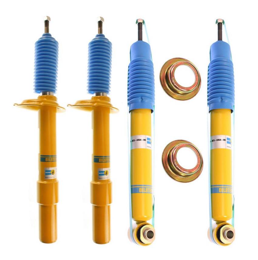 BMW Suspension Strut and Shock Absorber Assembly Kit - Front and Rear (B6 Performance) 33526785986 - Bilstein 3802080KIT